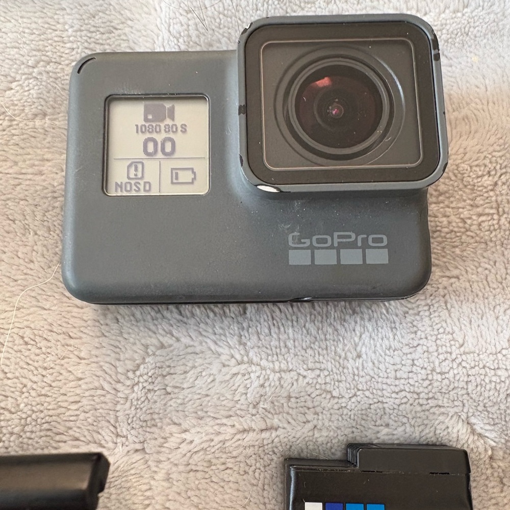 GoPro Hero 5 with accessories.
